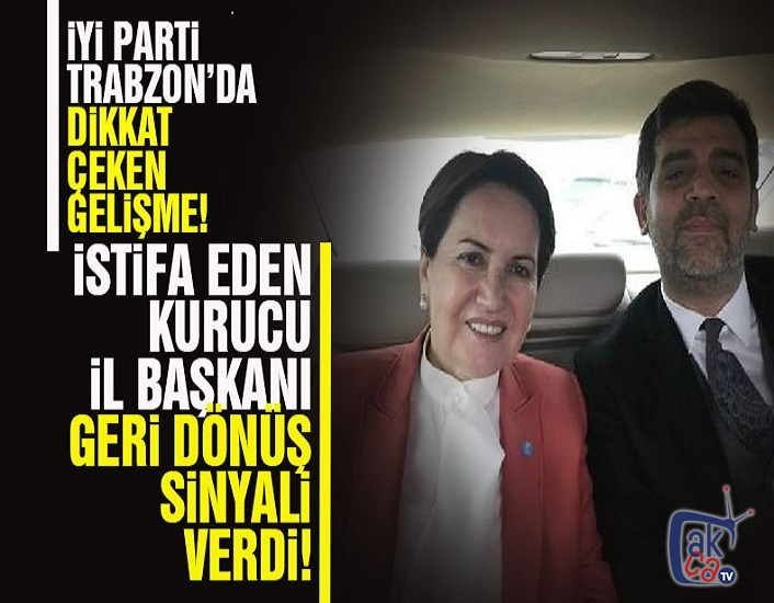 Saka, Akşener'e Trabzon'u anlatacak.