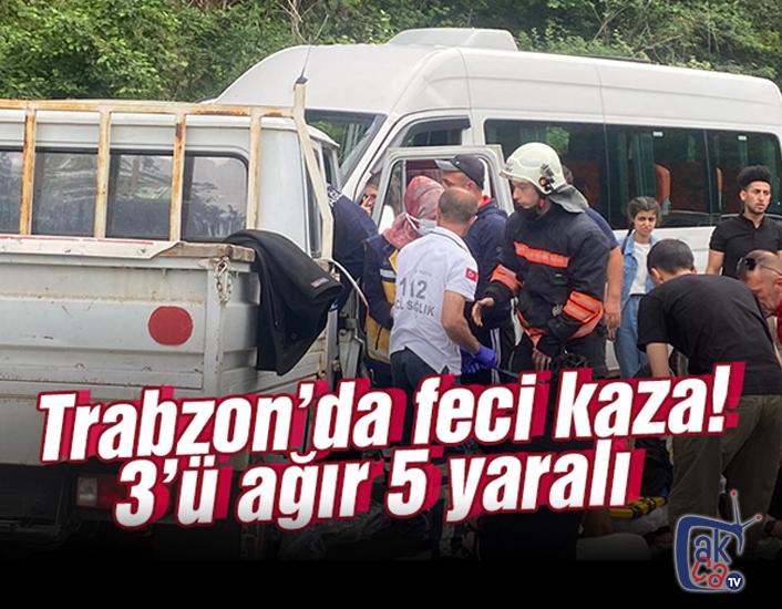 Trabzon'da kaza