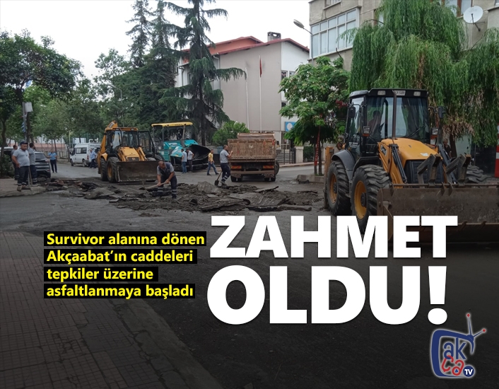 Zahmet oldu!