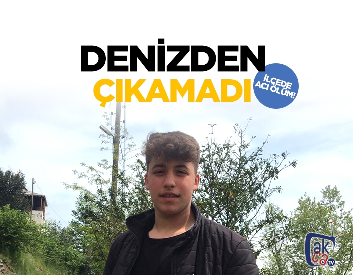 Akçaabat'ta denizde boğulan genç hayata tutunamadı