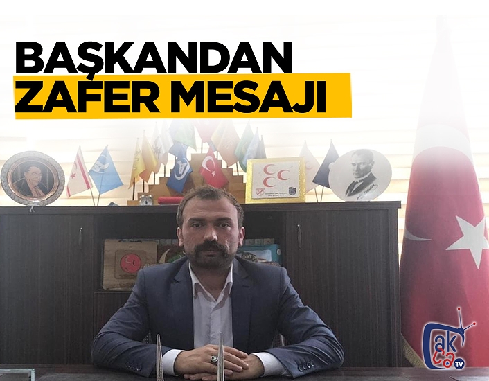 Başkan'dan mesaj var