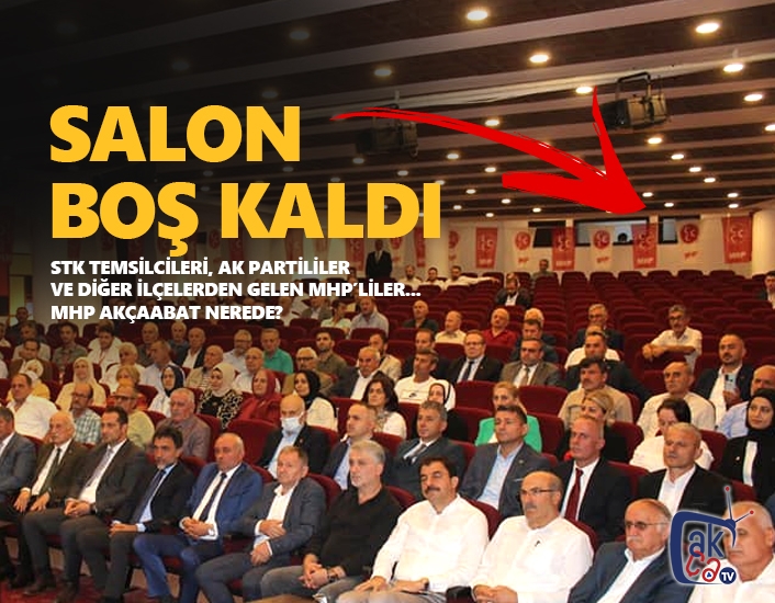 Salon boş kaldı