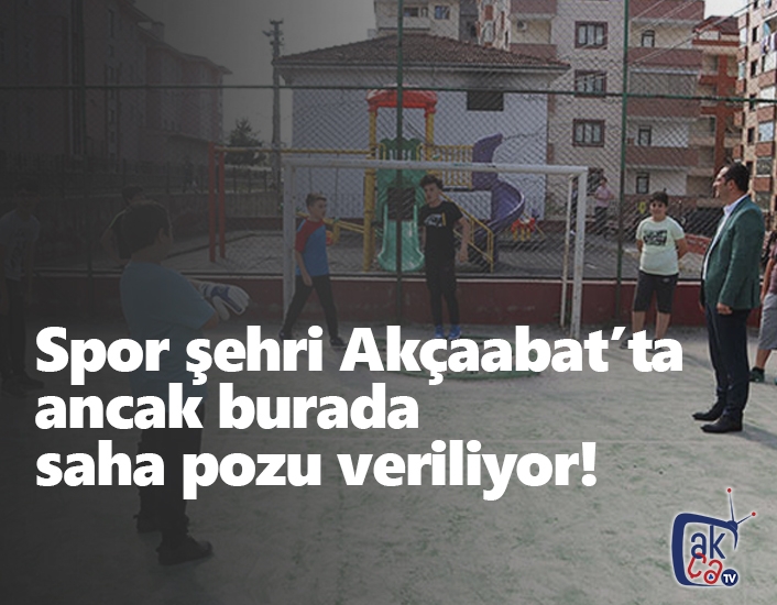 Spor şehri Akçaabat'ta artık poz buralarda veriliyor!