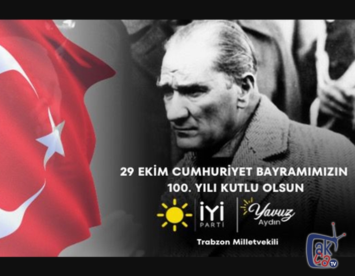 Yavuz Aydın'dan Cumhuriyet Bayramı mesajı