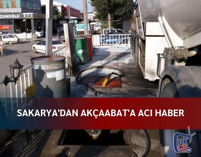 Sakarya'dan Akçaabat'a acı haber