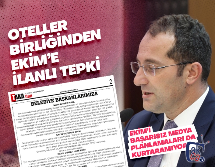 Oteller Birliğinden Ekim'e tepki!