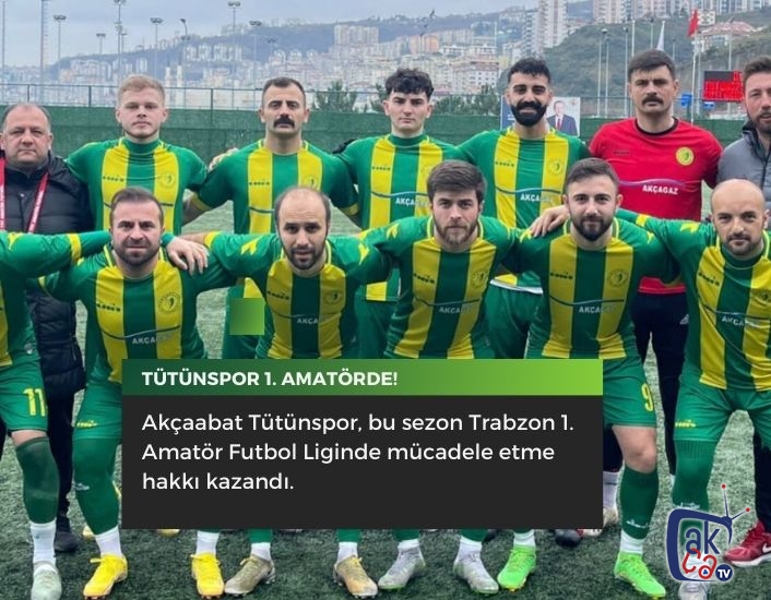 Tütünspor 1. Amatörde!