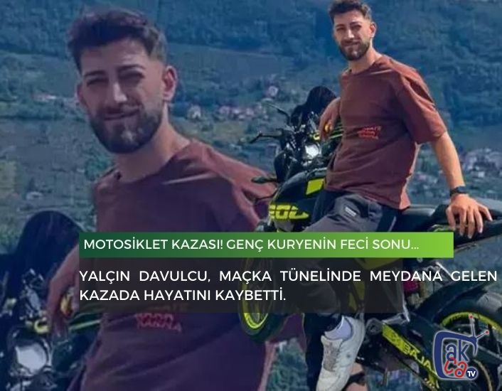 Motosiklet kazası! Genç kuryenin feci sonu...