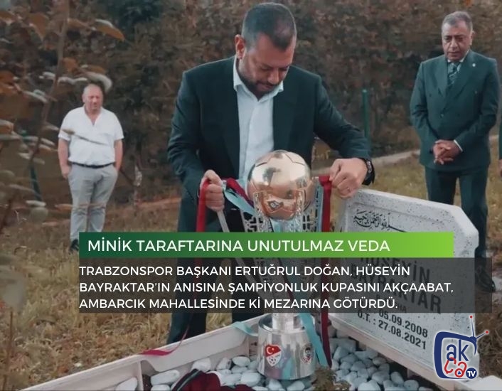 Trabzonspor'dan Minik Taraftarına Unutulmaz Veda