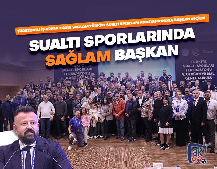 Sualtı Sporlarında Sağlam başkan