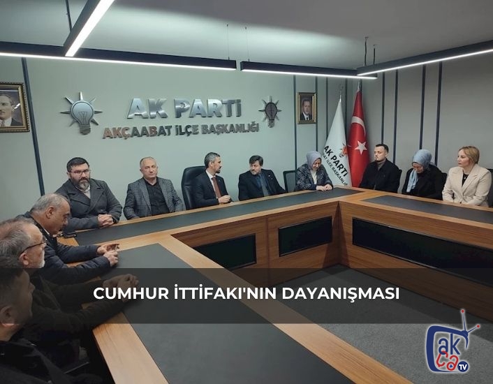 CUMHUR İTTİFAKI'NIN DAYANIŞMASI