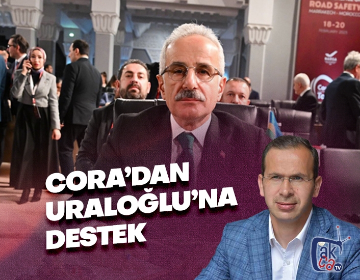 Cora'dan Uraloğlu'na destek