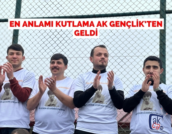 En Anlamı Kutlama Ak Gençlik’ten geldi