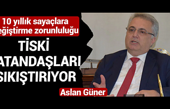 Aslan Güner TİSKİ vatandaşları sıkıştırıyor.