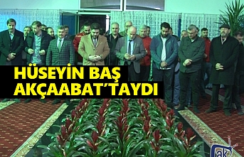 Hüseyin Baş bayrama memleketi Akçaabat ’ta girdi