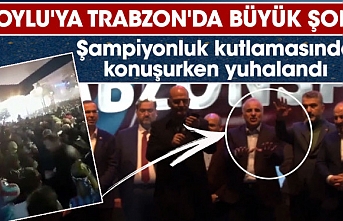 Trabzon’da Soylu’yu taraftarlar yuhaladı