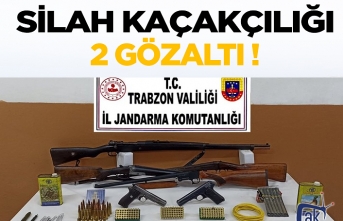 Jandarmadan kaçak silah operasyonu