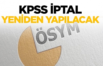 KPSS iptal edildi