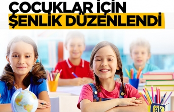 Çocuklar için şenlik düzenlendi