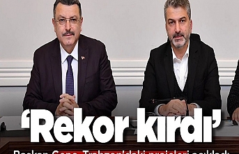 Başkan Genç, Trabzon'daki projeleri açıkladı