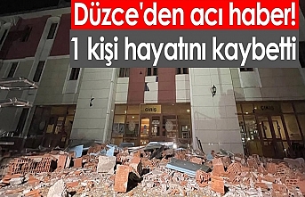 Düzce'den acı haber geldi: 1 kişi hayatını kaybetti