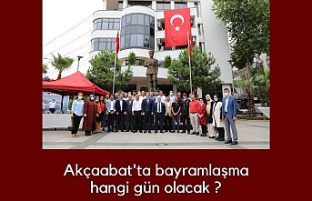 Akçaabat'ta bayramlaşma hangi gün olacak ?