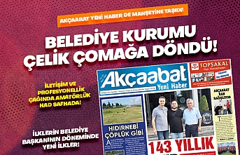 Belediye kurumu çelik çomağa döndü!