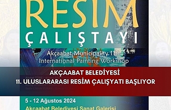 Akçaabat Belediyesi 11. uluslararası resim çalıştayı başlıyor