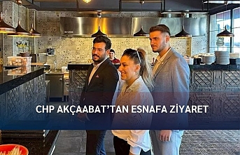 CHP AKÇAABAT’TAN ESNAFA ZİYARET