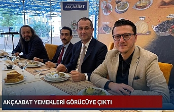 Akçaabat Yemekleri Görücüye Çıktı