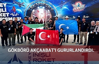 GÖKBÖRÜ AKÇAABAT'I GURURLANDIRDI.