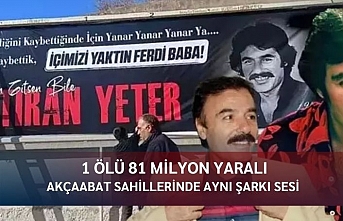 1 ÖLÜ 81 MİLYON YARALI