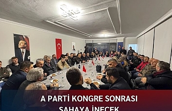 A Parti Kongre sonrası  sahaya inecek