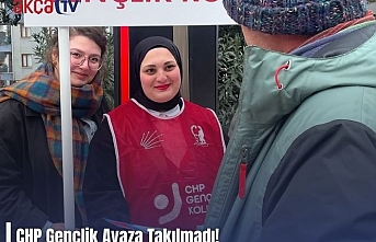 CHP Gençlik Ayaza Takılmadı!