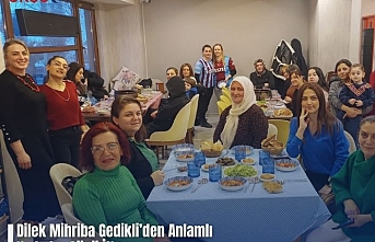 Dilek Mihriba Gedikli’den Anlamlı Kadınlar Günü İftarı