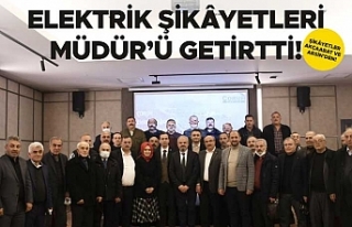 Elektrik şikâyetleri Müdür'ü getirtti!