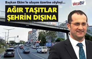 Ağır taşıtlar şehrin dışına