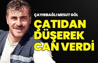 İnşaattan düşerek can verdi