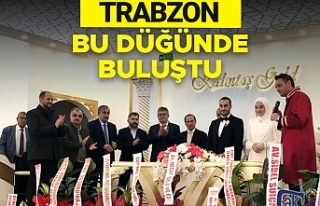 Trabzon bu düğünde buluştu