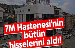 Trabzon özel 7M Hastanesi’nde hisse devri gerçekleşti