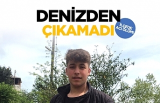 Akçaabat'ta denizde boğulan genç hayata tutunamadı