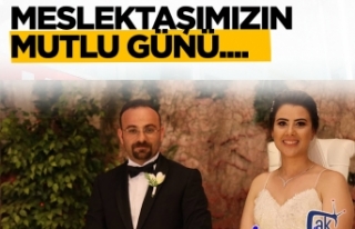 Meslektaşımızın mutlu günü