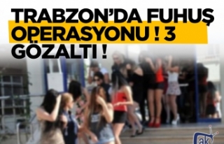 Trabzon'da fuhuş operasyonu