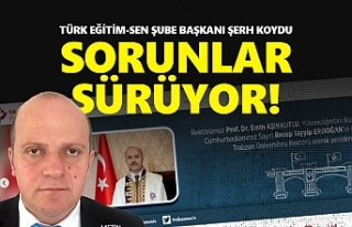 TRÜ'de sorunlar sürüyor!