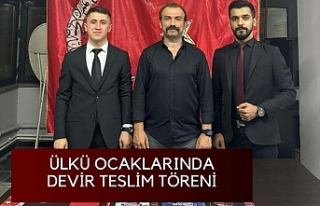 Ülkü Ocaklarında devir teslim töreni