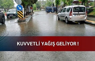 Kuvvetli yağış geliyor !