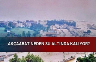 Akçaabat neden su altında kalıyor?