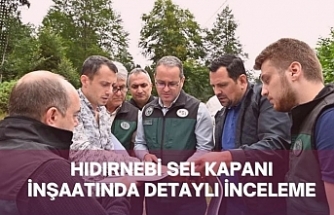 HIDIRNEBİ SEL KAPANI İNŞAATINDA DETAYLI İNCELEME