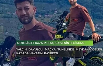 Motosiklet kazası! Genç kuryenin feci sonu...