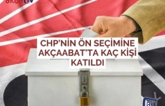 CHP’nin Ön Seçimine Akçaabat’ta Kaç kişi katıldı